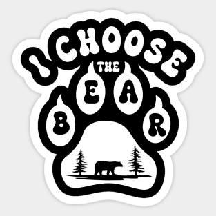 I choose the Bear-Trending Feminist Sticker